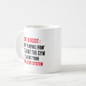 Cardioloog Waar 'pompen van ijzer' niet over de Koffiemok (Voorkant links)