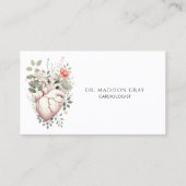 Cardioloog zaken en benoeming visitekaartje (Voorkant)