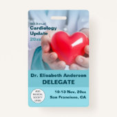 Cardiothoracale medische conferentie badge (Voorkant)