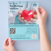 Cardiothoracale medische conferentie flyer (Hand)