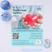 Cardiothoracale medische conferentie flyer (Enkel)