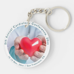 Cardiothoracale medische conferentie sleutelhanger