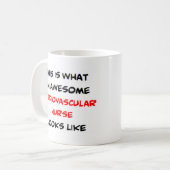 cardiovasculair verpleegkundige, geweldige koffiemok (Voorkant links)