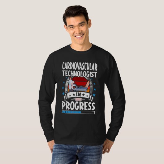 Cardiovascular Technologist In Progress Trainee St T-shirt (Voorkant volledig)