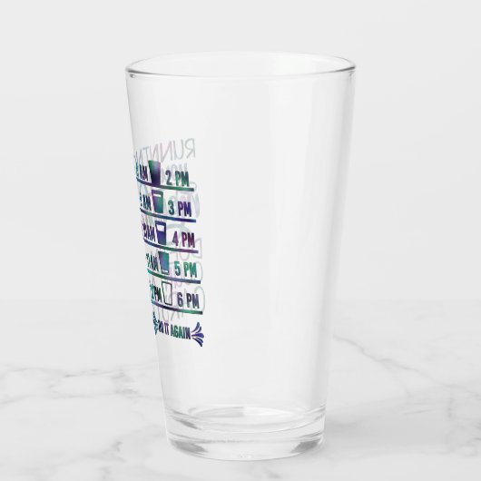 Cardiowatertijd/meetglas Glas (Links)