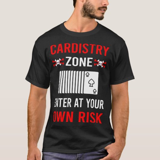 Cardist in risicozone t-shirt (Voorkant)