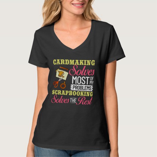 Cardmaking Card Maker Stamps Dies Crafting T-shirt (Voorkant)