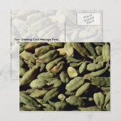 Cardomomzaden Briefkaart (Voorkant / Achterkant)