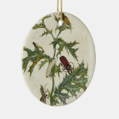 Cardos Spinosus: Ruitenhoeken en -pijlers, bord 6 Keramisch Ornament (Rechts)