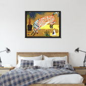 Cardoso - Clown Horse Salamandra Canvas Afdruk (Insitu (Slaapkamer))