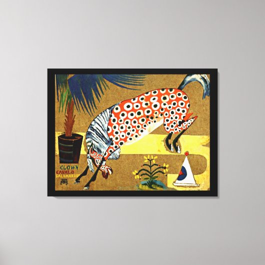 Cardoso - Clown Horse Salamandra Canvas Afdruk (Voorkant)