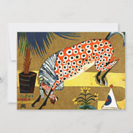 Cardoso - Clown Horse Salamandra Feestdagenkaart