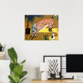Cardoso - Clown Horse Salamandra Poster (Thuiskantoor)