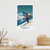 Cardrona Ski Print - Nieuw-Zeeland 1 (Keuken)
