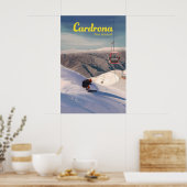 Cardrona Skigebied Reisposter Poster (Keuken)