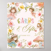 Cards and Gifts Fairy First Enchanted Birthday Poster (Voorkant)