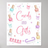 Cards and Gifts Mani-Pedi Party Manicure Pedicure Poster (Voorkant)