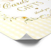 Cards and gifts Silly Goose gender neutral gingham Poster (Hoek)