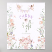 Cards and Gifts Whimsical Fairy Birthday Poster (Voorkant)