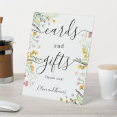 Cards and gifts wildflowers Sign Reclamebord Met Voetstuk (Insitu)