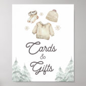 Cards and Gifts Winter Baby It's Cold Outside Poster (Voorkant)