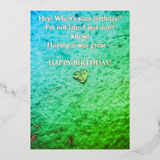 "CARDS BY MAGHIE" #CARDSBYMAGHIE CARDSBYMAGHIE.COM FOLIE FEESTDAGENKAART (Voorkant)