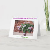 Cards&Letters draagt Berichten van het Hart Kaart (Achterkant)