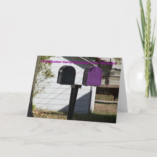 Cards&Letters draagt Berichten van het Hart Kaart (Voorkant)