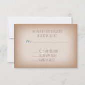 Cardstock geïnspireerd op lichtblauw lantaarn RSVP (Achterkant)