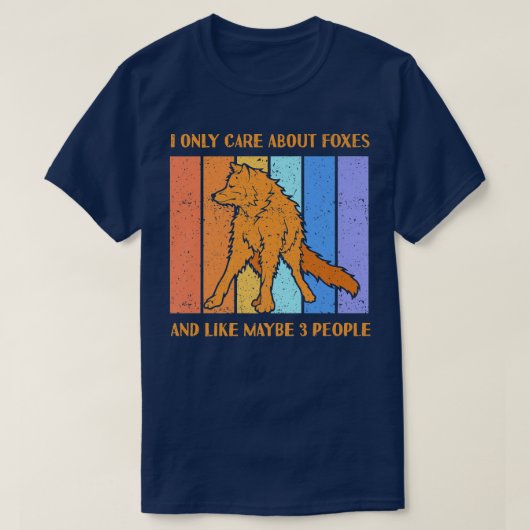 Care About Foes And Like Maybe 3 PeopleFo Premium T-shirt (Design voorkant)