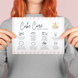 Care Bakery Hartelijk dank Notitiekaartje