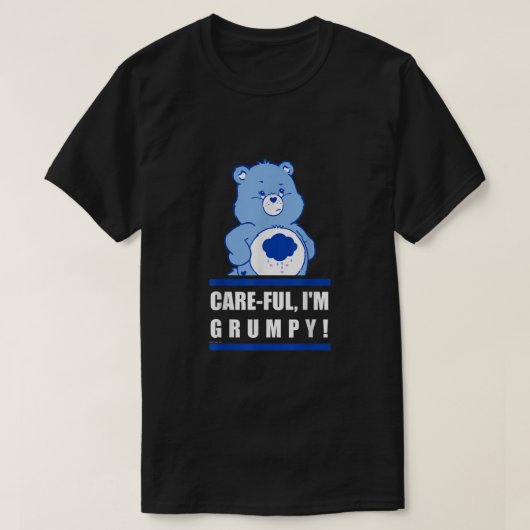 Care Bears Grumpy Bear CareFul Poster  T-shirt (Design voorkant)