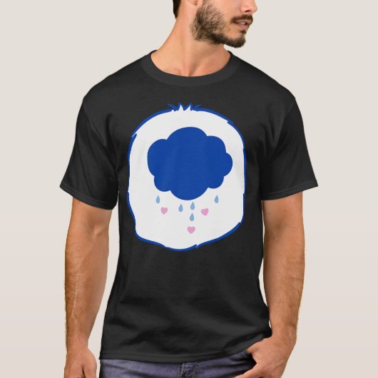 Care Bears Halloween Grumpy Bear Cloudy Badge Cost T-shirt (Voorkant)