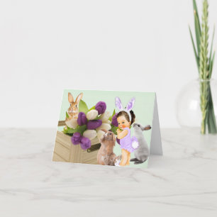 Care en Concern Bunny Rabbit Card Feestdagen Kaart