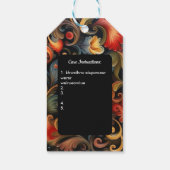 Care Gift Label Rosepaint Rosemaling 2 van 6 Cadeaulabel (Achterkant)