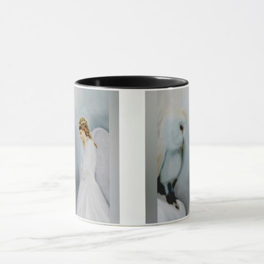 Care Guardian Angel en White Owl Mok (Midden)