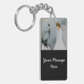 Care Guardian Angel en White Owl Sleutelhanger (Voorkant Links)
