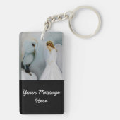 Care Guardian Angel en White Owl Sleutelhanger (achterkant)