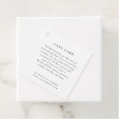 Care Kaart Label met Logo of Branding (In situ)