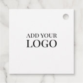 Care Kaart Label met Logo of Branding (Achterkant)