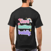 Care Matters Pastel Typografie T-shirt (Achterkant)