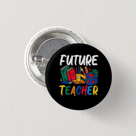 Career Future Teacher Education Student Education Ronde Button 3,2 Cm (Voorkant /achterkant)