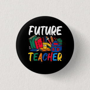 Career Future Teacher Education Student Education Ronde Button 3,2 Cm