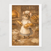 Career Mouse as Baker Briefkaart (Voorkant)