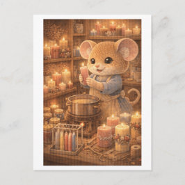 Career Mouse as Candle Maker Briefkaart
