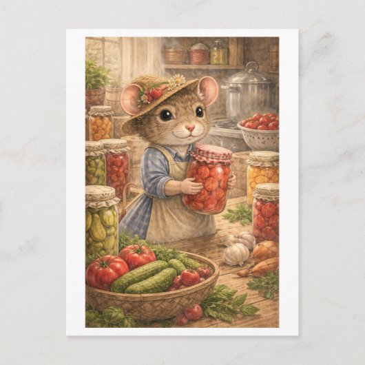 Career Mouse as Canner Briefkaart (Voorkant)