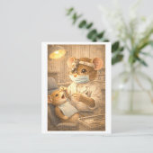 Career Mouse as Dentist Briefkaart (Staand voorkant)