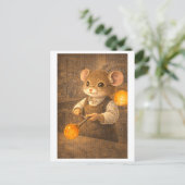 Career Mouse as Glass Blower Briefkaart (Staand voorkant)