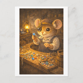 Career Mouse as Jeweler Briefkaart