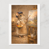Career Mouse as Painter Briefkaart (Voorkant)